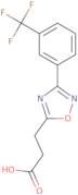 3-{3-[3-(Trifluoromethyl)phenyl]-1,2,4-oxadiazol-5-yl}propanoic acid