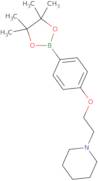 1-{2-[4-(4,4,5,5-Tetramethyl-1,3,2-dioxaborolan-2-yl)phenoxy]ethyl}piperidine