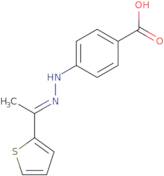 4-{(2E)-2-[1-(2-Thienyl)ethylidene]hydrazino}benzoic acid