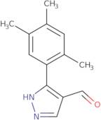 3-(2,4,5-Trimethylphenyl)-1H-pyrazole-4-carbaldehyde