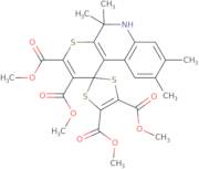 Tetramethyl 5',5',8',9'-tetramethyl-5',6'-dihydrospiro[1,3-dithiole-2,1'-thiopyrano[2,3-c]quinol...