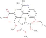 Tetramethyl 9'-ethoxy-5',5'-dimethyl-5',6'-dihydrospiro[1,3-dithiole-2,1'-thiopyrano[2,3-c]quino...