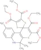 Tetraethyl 5',5',9'-trimethyl-5',6'-dihydrospiro[1,3-dithiole-2,1'-thiopyrano[2,3-c]quinoline]-2...