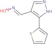 5-(2-Thienyl)-1H-pyrazole-4-carbaldehyde oxime