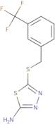 5-{[3-(Trifluoromethyl)benzyl]thio}-1,3,4-thiadiazol-2-amine