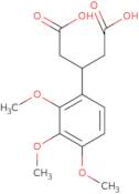 3-(2,3,4-Trimethoxyphenyl)pentanedioic acid