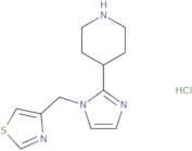 4-[1-(1,3-Thiazol-4-ylmethyl)-1H-imidazol-2-yl]piperidine hydrochloride