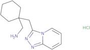 {[1-([1,2,4]Triazolo[4,3-a]pyridin-3-ylmethyl)cyclohexyl]methyl}amine hydrochloride