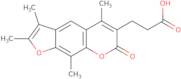 3-(2,3,5,9-Tetramethyl-7-oxo-7H-furo[3,2-g]chromen-6-yl)propanoic acid