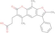 3-(2,5,9-Trimethyl-7-oxo-3-phenyl-7H-furo[3,2-g]chromen-6-yl)propanoic acid