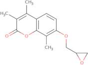3,4,8-Trimethyl-7-(oxiran-2-ylmethoxy)-2H-chromen-2-one