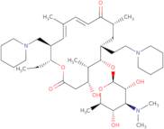 20-Deoxo-23-deoxy-5-O-[3,6-dideoxy-3-(dimethylamino)-beta-D-glucopyranosyl]-20,23-di-1-piperidinyltylonolide