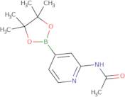 N-(4-(4,4,5,5-tetramethyl-1,3,2-dioxaborolan-2-yl)pyridin-2-yl)acetamide