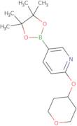 2-(Tetrahydropyran-4-yloxy)-5-(4,4,5,5-tetramethyl-[1,3,2]dioxaborolan-2-yl)pyridine