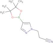 3-(4-(4,4,5,5-Tetramethyl-1,3,2-dioxaborolan-2-yl)-1H-pyrazol-1-yl)propanenitrile