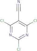 2,4,6-Trichloropyrimidine-5-carbonitrile