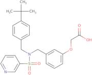2-[3-[N-(4-tert-Butylbenzyl)-N-(pyridin-3-ylsulfonyl)aminomethyl]phenoxy]acetic acid