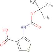 3-Thiophenecarboxylic acid,4-[[(1,1-dimethylethoxy)carbonyl]amino]-