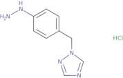 4-(1H-1,2,4-Triazol-1-yl-methyl)phenylhydrazineHydrochloride