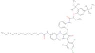 1-(2,4,6-Trichlorophenyl)-3-(5-tetradecanamido-2-chloroanilino)-4-(2-[a-(2,4-di-tert-pentylpheno...