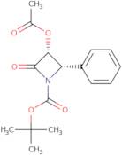 TbR,4S)-1-t-butoxycarbonyl-3-acetoxy-4-phenyl-2-azetidinone