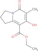 1,2,3,5-Tetrahydro-7-hydroxy-6-methyl-5-oxo-8-indolizinecarboxylicacid ethylester