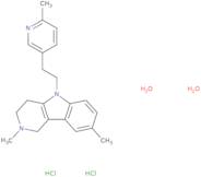 2,3,4,5-Tetrahydro-2,8-dimethyl-5-[2-(6-methyl-3-pyridinyl)ethyl]-1H-pyrido[4,3-b]indoleHydrochlor…