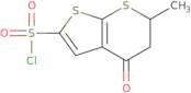 4H-Thieno[2,3-b]thiopyran-2-sulfonyl chloride,5,6-dihydro-6-methyl-4-oxo-