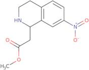 1,2,3,4-Tetrahydro-7-nitro-1-isoquinolineacetic acidmethylester