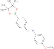 N-(4-(4,4,5,5-Tetramethyl-1,3,2-dioxaborolan-2-yl)benzylidene)-4-methoxybenzenamine