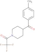 2,2,2-Trifluoro-1-(4-(4-methylbenzoyl)piperidin-1-yl)ethanone