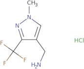 (3-(Trifluoromethyl)-1-methyl-1H-pyrazol-4-yl)methanamine HCI