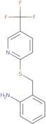 2-({[5-(Trifluoromethyl)pyridin-2-yl]sulfanyl}methyl)aniline