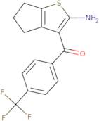 3-[4-(Trifluoromethyl)benzoyl]-4H,5H,6H-cyclopenta[B]thiophen-2-amine