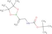 3-((Tert-butoxycarbonyl)amino)-2-(4,4,5,5-tetramethyl-1,3-dioxolan-2-yl)prop-1-en-1-ylium