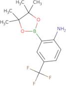 2-(4,4,5,5-tetramethyl-1,3,2-dioxaborolan-2-yl)-4-(trifluoromethyl)aniline