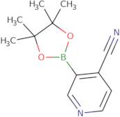 3-(4,4,5,5-Tetramethyl-1,3,2-dioxaborolan-2-yl)isonicotinonitrile