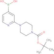 (2-(4-(Tert-butoxycarbonyl)piperazin-1-yl)pyridin-4-yl)boronic acid