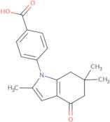 4-(2,6,6-Trimethyl-4-oxo-5,6,7-trihydroindolyl)benzoic acid