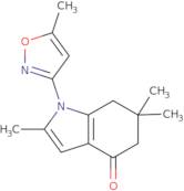 2,6,6-Trimethyl-1-(5-methylisoxazol-3-yl)-5,6,7-trihydroindol-4-one