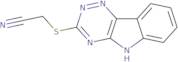 2-(2,3,6-Triazino[5,4-b]indol-3-ylthio)ethanenitrile