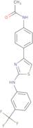 N-(4-(4-((3-(Trifluoromethyl)phenyl)amino)-3,5-thiazolyl)phenyl)ethanamide