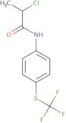 2-Chloro-N-[4-[(trifluoromethyl)thio]phenyl]propanamide