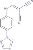 2-[[[4-(1H-1,2,4-Triazol-1-yl)phenyl]amino]methylene]propanedinitrile