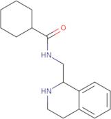 N-(1,2,3,4-Tetrahydroisoquinolin-1-ylmethyl)cyclohexanecarboxamide