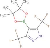 4-(4,4,5,5-Tetramethyl-1,3,2-dioxaborolan-2-yl)-3,5-bis(trifluoromethyl)-1H-pyrazole