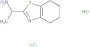 [1-(4,5,6,7-Tetrahydro-1,3-benzothiazol-2-yl)ethyl]amine dihydrochloride