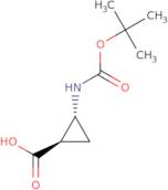 trans-2-Tert-Butoxycarbonylamino-cyclopropanecarboxylic acid