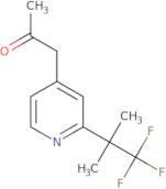 1-(2-(1,1,1-Trifluoro-2-methylpropan-2-yl)pyridin-4-yl)propan-2-one