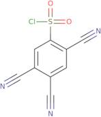 2,4,5-tricyanobenzene-1-sulfonyl chloride